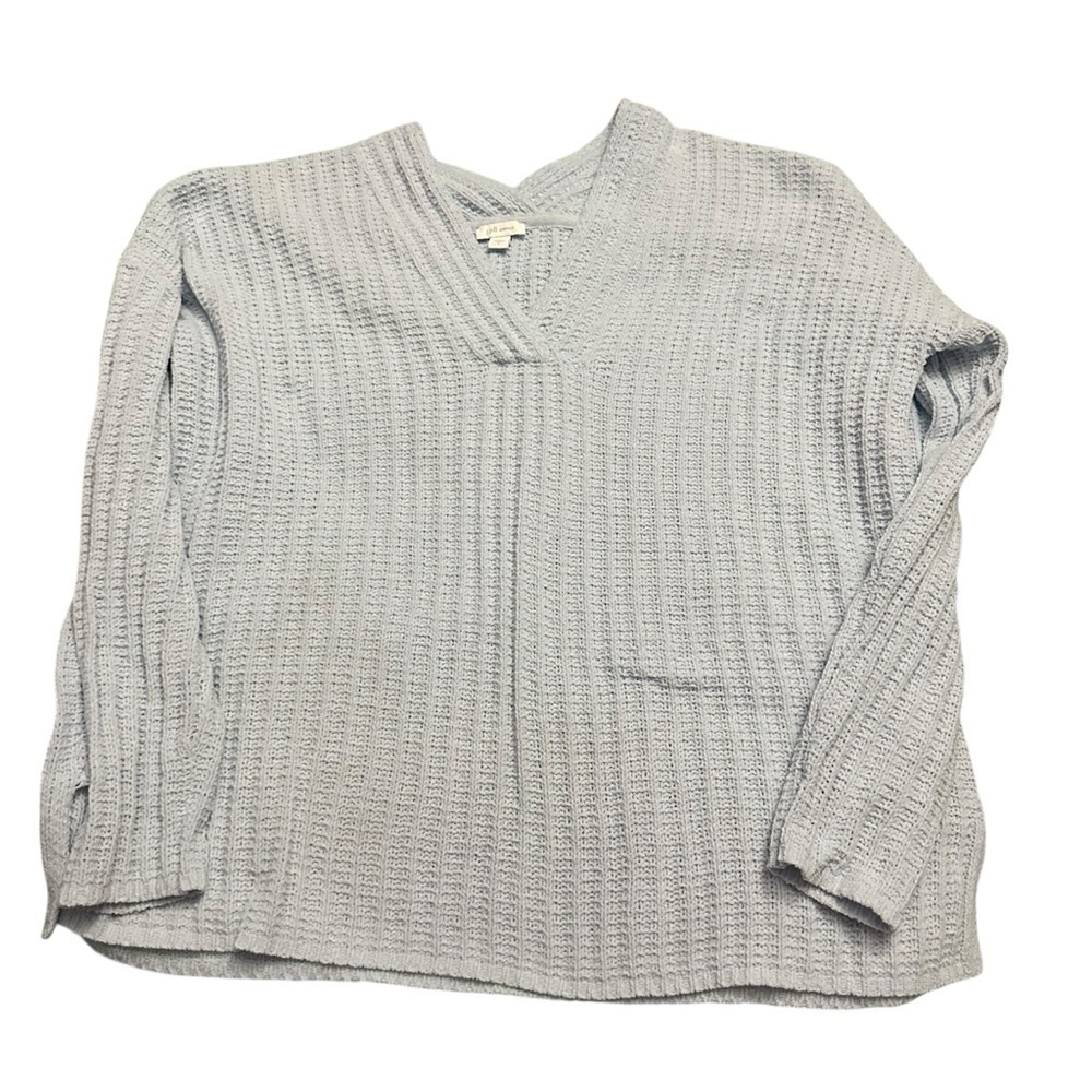J. Jill Soft Baby Blue V-Neck Sweater